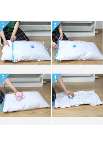 70X100 cm 1 Adet Vakum Saklama Torbaları Giysi Yorgan Seyahat Ev Düzenleyici Tasarruf Dolap Uzay Vakum Mühür Sıkıştırma Çantası (Yurt Dışından) fırsatları