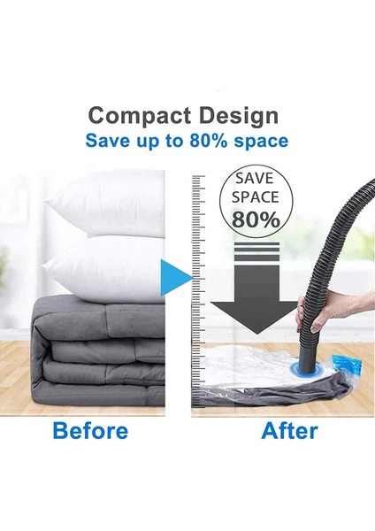 1 Adet 50X70 Uygun Vakum Poşeti Ev Düzenleyici Yorgan Elbise Vakum Saklama Çuval Su Geçirmez Sıkıştırma Seyahat Uzay Tasarrufu Hava Yastıkları (Yurt Dışından) fırsatları