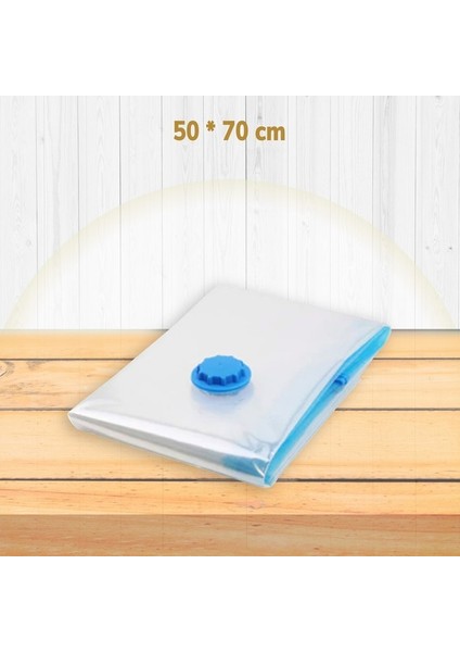 50X70CM Vakum Poşeti Depolama Ev Düzenleyici Uygun Şeffaf Elbise Organizatörü Mühürleyen Sıkıştırılmış Seyahat Yerden Tasarruf Sağlayan Çanta Paketi (Yurt Dışından)