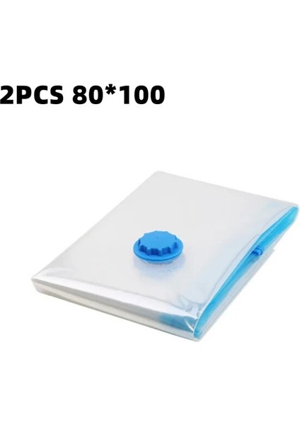 2 Adet 80X100MM Vakum Poşeti Pompası Sıkıştırılmış Çanta Elektrikli Pompa Seyahat Mini Vakumlama Makinesi Makinesi Space Saver Giysi Saklama Çantası Hava Pompası (Yurt Dışından)