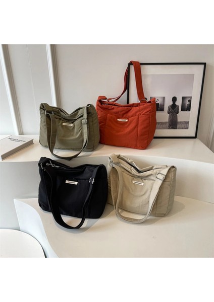 Yeşil Yeni Moda Uzay Yastıklı Pamuk Kadın Omuz Çantaları Kış Naylon Aşağı Kapitone Shopper Askılı Çanta Kadın Crossbody Çanta Kılıfı (Yurt Dışından) indirimleri