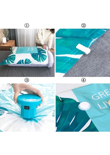 E- 80X100CM 5 Parça 6 Stil Vakum Torbası Elbise Yorgan Saklama Torbaları Ev Düzenleyici Seyahat Sıkıştırılmış Organizasyon Yerden Tasarruf Yatak Mühür Paketi (Yurt Dışından) fiyatları