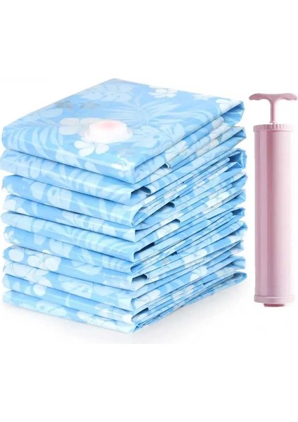 100X80 Pompalı 5 Adet Vakum Torbası Depolama Organizatör Katlanabilir Ekstra Büyük Mühür Sıkıştırılmış Seyahat Tasarruflu Yer Çantaları Organizador 100X80 80X60 50X70 (Yurt Dışından) fiyatları