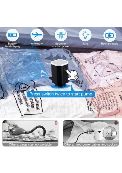 Sadece 18 Torba Combo Vakum Saklama Çantası Elbise Saklama Çantası Katlanır Sıkıştırılmış Organizatör Space Saver Seyahat Mühür Paketi Yatak Yastıklar Havlu (Yurt Dışından) indirimleri