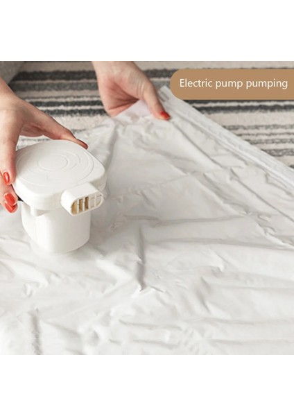 Set 21 Vakum Saklama Torbaları Sıkıştırılmış Çanta Elektrikli Pompa Yerden Tasarruf Sıkıştırma Seyahat Mühür Organizatör Giysi Yastıklar Yatak Dolap (Yurt Dışından) fırsatları