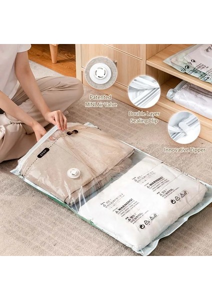 50X70X30CM Pompa Yok Vakum Torbası Gerekir Space Saver Organizatör Sıkıştırma Vakumlama Makinesi Saklama Torbaları Battaniye Elbise Yorgan Elbise Seyahat (Yurt Dışından) indirimleri