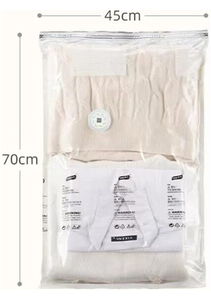 45X70 cm 5 Adet Pa + Pe Seyahat Sıkıştırma Vakum Torbaları Space Saver Giysi Saklama Torbaları Seyahat Roll Up Vakum Torbası Giysiler Için (Yurt Dışından)