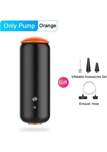 Sadece Turuncu Pompa Au Fiş Çok Fonksiyonlu Hava Vakum Pompası Şişirme Makinesi Giysi Saklama Torbası Organizatör Gıda Sous Vide Vakumlama Makinesi Ambalaj Paketleyici (Yurt Dışından)