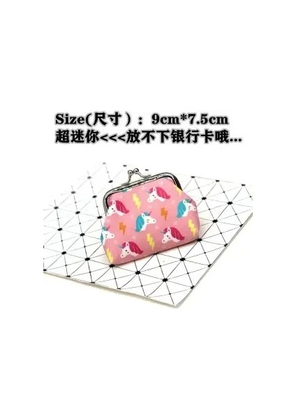 Stil 10 9 cm x 7.5 cm Büyükanne Çanta Kadın Cüzdan Mini Cüzdan Için Toka Küçük Kart Sahipleri Kadın Kısa Para Çantaları Bozuk Para Cüzdanı Uzay Tasarrufu Organizatör (Yurt Dışından)