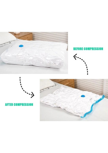 1 Adet El Pompası Katlanır Sıkıştırılmış Organizatör Yeniden Kullanılabilir Seyahat Mühür Paketi Toz Geçirmez Yerden Tasarruf Giysiler Için Su Geçirmez Battaniye Yatak (Yurt Dışından) indirimleri