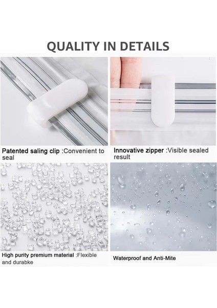 80X100 cm 1 Adet Pompa Ücretsiz Düz Vakum Saklama Çantası Space Saver Sıkıştırma Mühür Jumbo Fermuarlı Çanta Battaniye Yorgan Bez Organizatör Seyahat (Yurt Dışından) fiyatları