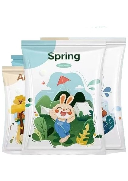 6 El Pompası L Vakum Torbası Elbise Saklama Torbası Valfli Şeffaf Bordür Katlanır Sıkıştırılmış Organizatör Seyahat Yerden Tasarruflu Mühür Paketi (Yurt Dışından) indirimleri