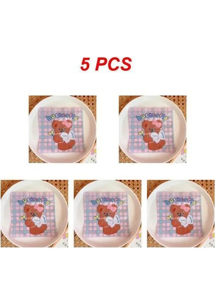 Stil L 5 Adet 1~5 Adet Gıda Saklama Düzenleyici 13.5*13.5cm Seçilen Malzemeler Yaratıcı ve Sevimli Yer Kaplamaz Taşıması Kolay Plastik 4.2g (Yurt Dışından)