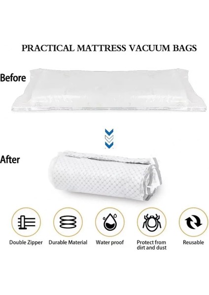 L Neme Dayanıklı Yatak Çantası Yırtılmaz Yatak Saklama Çantası Kullanıcı Dostu Yatak Vakumlu Saklama Torbaları Space Saver (Yurt Dışından) modelleri