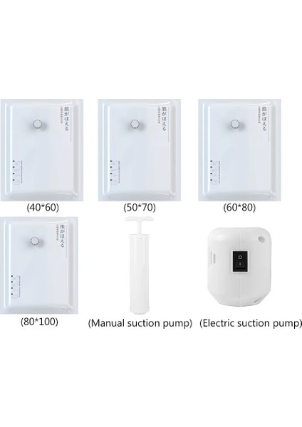 60X80 Vakum Poşeti Giysi Saklama Çantası Vana ile Şeffaf Elbise Organizatör Mühür Sıkıştırılmış Seyahat Yerden Tasarruf Sağlayan Çanta Paketi (Yurt Dışından) indirimleri
