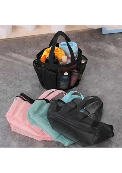 Stil B 2 Adet 1/2 Adet Taşınabilir Duş Saklama Çantası Çabuk Kuruyan Örgü Duş Çanta Örgü Duş Caddy Tote Banyolar Için Yerden Tasarruf ve Hafif (Yurt Dışından) modelleri