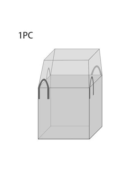 B 100X100X100 Ton Torba Contası 1 Ton Uzay Konteyner Torbası Ön Preslenmiş Çamur Köprüsü Ön Preslenmiş Torba Aşınmaya Dayanıklı Konteyner Torbası Beyaz (Yurt Dışından)
