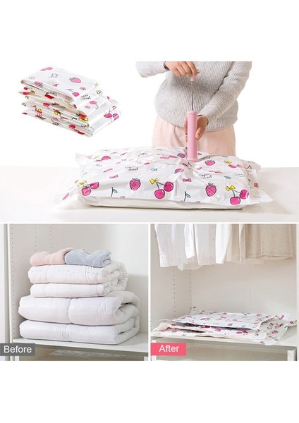 60X80 cm x 4 Kutu 4 Adet/10 Adet/takım Kalınlaşmış Vakum Saklama Torbası Ücretsiz El Pompası Yeniden Kullanılabilir Battaniye Elbise Çantası Uzay Tasarruf Mühür Paket Organizatör (Yurt Dışından) fırsatları