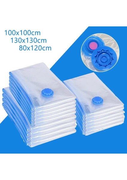 70X110CM-ORTA Büyük Boy Yeniden Kullanılabilir Vakumlu Saklama Torbaları Katlanır Sıkıştırılmış Yerden Tasarruflu Seyahat Mühür Paket Organizatörleri Havlu Kumaş Battaniye (Yurt Dışından) fiyatları