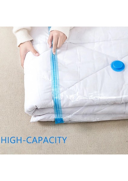 70X110CM-ORTA Büyük Boy Yeniden Kullanılabilir Vakumlu Saklama Torbaları Katlanır Sıkıştırılmış Yerden Tasarruflu Seyahat Mühür Paket Organizatörleri Havlu Kumaş Battaniye (Yurt Dışından) modelleri