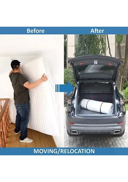 130X150CM Askıları Vakum Yatak Taşıma, Depolama ve Uzay Yorgan Lateks Çanta ile Kraliçe Köpük Tasarrufu Boyutu Depolama Nakliye Için 2 (Yurt Dışından)