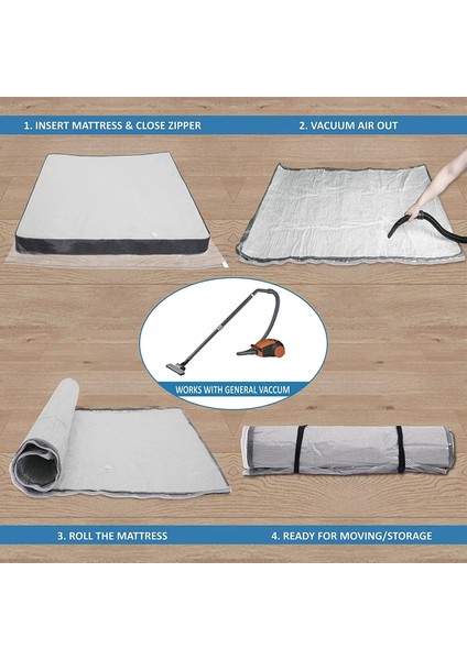 130X150CM Askıları Vakum Yatak Taşıma, Depolama ve Uzay Yorgan Lateks Çanta ile Kraliçe Köpük Tasarrufu Boyutu Depolama Nakliye Için 2 (Yurt Dışından) fiyatları