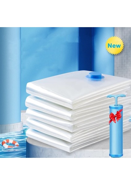 5 Adet 60X80 Uygun Vakum Poşeti Depolama Ev Düzenleyici Şeffaf Elbise Organizatör Mühür Sıkıştırılmış Seyahat Tasarruflu Çanta Paketi (Yurt Dışından) indirimleri