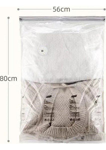 56X80 cm 2 Adet Pa + Pe Seyahat Sıkıştırma Vakum Torbaları Space Saver Giysi Saklama Torbaları Seyahat Roll Up Vakum Torbası Giysiler Için (Yurt Dışından)