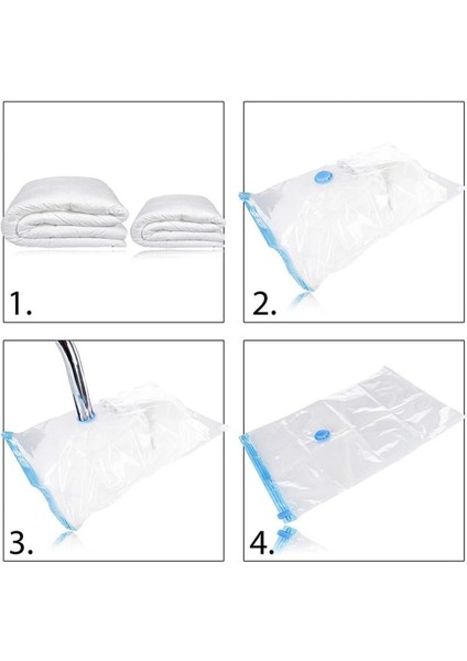 30X40 Valfli Vakum Saklama Torbaları Şeffaf Vakum Torbası Katlanır Sıkıştırılmış Alan Anti Toz Korumalı Kumaş Depolama Ev Için Büyük Boy (Yurt Dışından) fırsatları