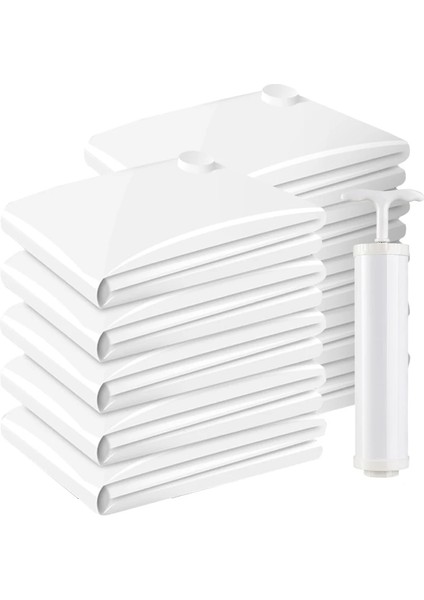 80X100CM Space Saver Vakum Saklama Torbaları Yeniden Kullanılabilir Saklama Torbaları Vakum Yatak Battaniyesi, Yorgan, Yastık ve Yorgan Için Çift Mühürlü (Yurt Dışından) fiyatları