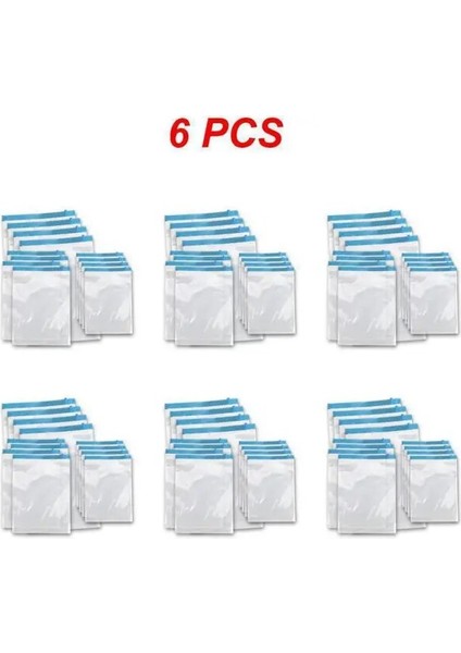 Stil B 6 Adet 1 ~ 10 Adet Seyahat Sıkıştırma Torbaları Vakum Paketleme, Bagaj Için Rulo Uzay Tasarruf Çantaları, Seyahat Essentials (Yurt Dışından)