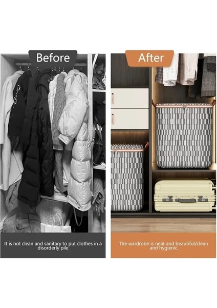 180L Yorgan Elbise Saklama Çantası Büyük Kapasiteli Ekose Toz Geçirmez Organizatör Dolap Uzay Tasarruf Çantası Hareketli Yatak Depolama Organizasyonu (Yurt Dışından) indirimleri