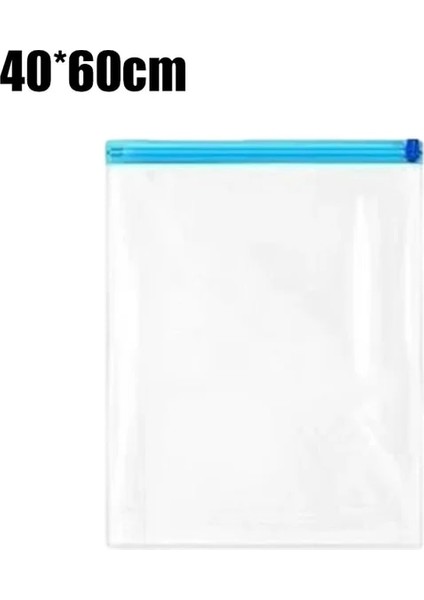 40X60CM 10 Adet 1/5 Adet Vakum Ambalaj Roll Up Space Saver Çanta Bagaj Mühür Vakum Çanta Seyahat Sıkıştırma Organizatör Seyahat Essentials (Yurt Dışından)