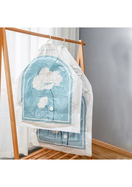 70X110CM Dolap Asılı Vakum Saklama Torbası Giysiler Için, Yeniden Kullanılabilir Sıkıştırma Vakum Torbası Askı Yerden Tasarruflu Şeffaf Mühür Çanta (Yurt Dışından) fırsatları