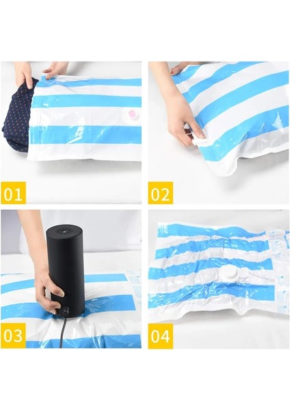 B Seti - Siyah Pompa Elektrikli Vakum Depolama Pompası Hava Kompresörü Giysi Organizatör Çantası Gıda Sous Vide Çantaları Ev Seyahat Mühür Yerden Tasarruf Paketi (Yurt Dışından) modelleri