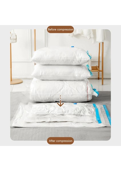 6 Adet Vakum Poşeti Vakum Sıkıştırmalı Mühürleyen Çanta Vana ile Şeffaf Saklama Çantası Yerden Tasarruf Sağlayan Ev El Pompası Battaniyeler Giydirin Organizatör (Yurt Dışından) fiyatları