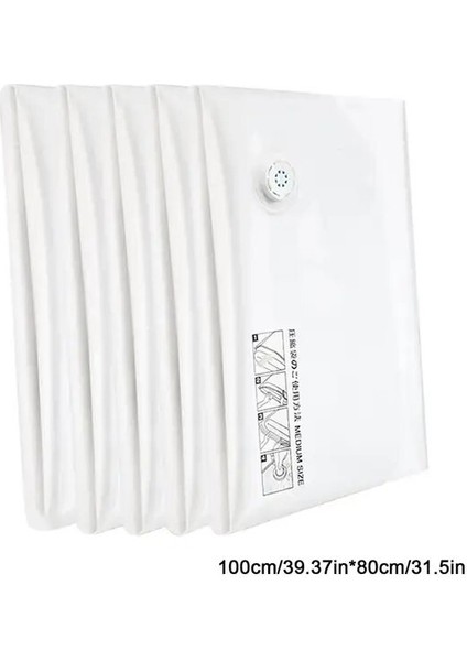 100X80CM Seyahat Vakum Torbaları Vakumlu Uzay Tasarruf Torbaları Okul Seyahat Yurt Ev Battaniyeler Yorgan Vakumlu Poşetler (Yurt Dışından)