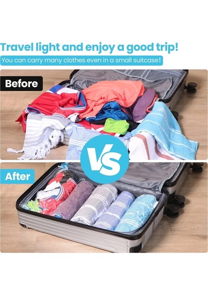 15 Paket 50CM x 70CM 6/15 Paket Seyahat Saklama Torbaları Giysiler Için Yeniden Kullanılabilir Uzay Tasarrufu Organizatör Vakum Saklama Torbası El Rulo Vakum Sıkıştırma Torbaları (Yurt Dışından) indirimleri
