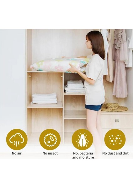 Xl Yatak Sıkıştırma Torbası Sızdırmazlık Etkili Vakum Saklama Torbası Kullanıcı Dostu Yatak Vakumlu Saklama Torbaları Uzay Tasarrufu Neme Dayanıklı (Yurt Dışından) modelleri