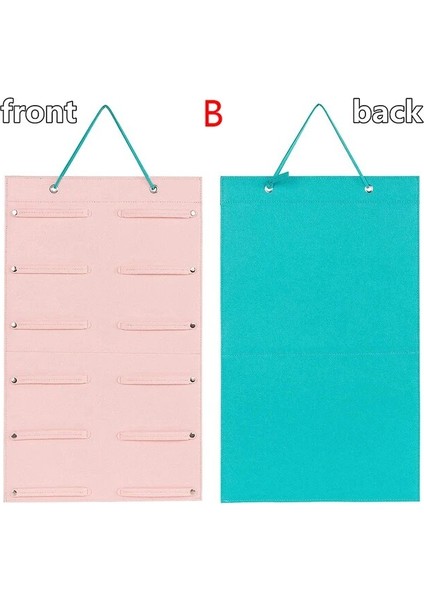 B Büyük Kapasiteli Kafa Bandı Tutucu Saç Tokası Depolama Askı Uzay Tasarrufu Saç Aksesuarı Depolama Saç Yaylar Organizatör Duvar Asılı (Yurt Dışından)