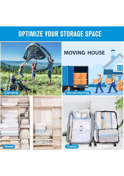 50 x 70 cm 1 Adet 1 Adet Vakum Saklama Torbaları Space Saver Vakumlu Mühür Çanta Yorgan Elbise Havlu Yastık Yatak Battaniye Depolama Sızdırmaz (Yurt Dışından) fırsatları