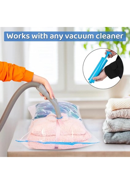 50 x 70 cm 1 Adet 1 Adet Vakum Saklama Torbaları Space Saver Vakumlu Mühür Çanta Yorgan Elbise Havlu Yastık Yatak Battaniye Depolama Sızdırmaz (Yurt Dışından) indirimleri