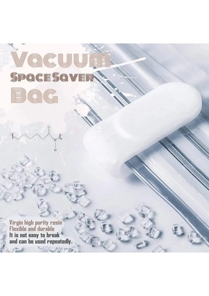 50X70X30CM Vakum Sıkıştırma Emmesiz Saklama Çantası Organizatör Seyahat Tasarrufu Yerden Tasarruf Giysi Yorgan Battaniye Manuel El Pompası (Yurt Dışından) fırsatları