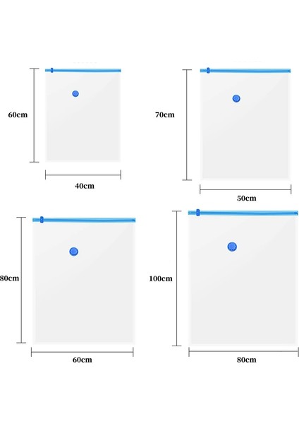 5 Paket 80X100 cm Kalınlaşmak Dayanıklı Vakum Saklama Torbaları Giysi Yastıklar Yatak Battaniye Daha Fazla Yerden Tasarruf Sıkıştırma Seyahat El Pompası Mühür Fermuar (Yurt Dışından) fiyatları