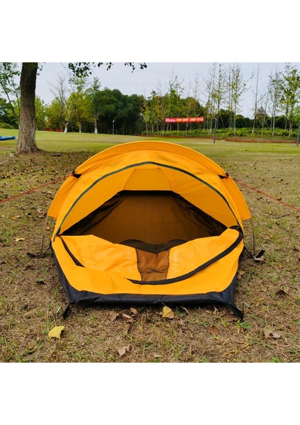 Sadece Zemin Örtüsü Kamp Tek Kişilik Çadır Ultralight Kompakt Açık Hava Uyku Tulumu Çadır Daha Büyük Uzay Su Geçirmez Uyku Tulumu Örtüsü Yürüyüş Için (Yurt Dışından) indirimleri