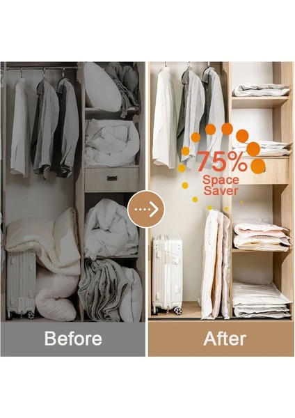 40X60 cm 2 Parça Vakumlu Mühürlü Çanta Elbise Saklama Torbaları Sıkıştırılmış Ev Organizatör Yorgan Battaniye Yerden Tasarruf Paketi Yeniden Kullanılabilir Yeni Organizasyon (Yurt Dışından) fırsatları