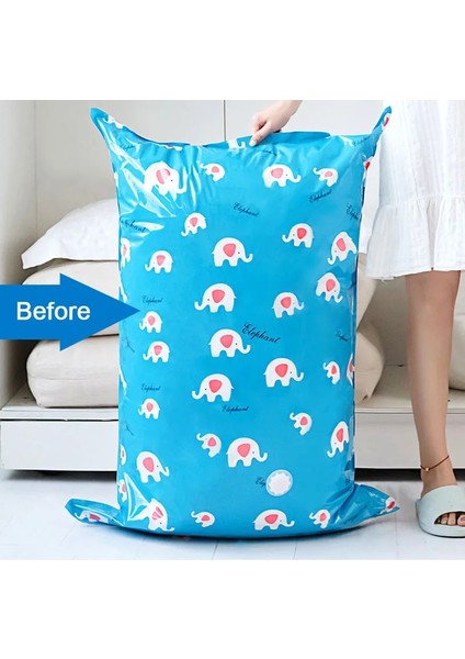 70X100CM 4 Parça Yeniden Kullanılabilir Vakum Saklama Torbası Ev Organizatör Yatak Giysileri Yorgan Seyahat Mühür Sıkıştırılmış Uzay Tasarruf Çanta Dolap Organizatör (Yurt Dışından) modelleri