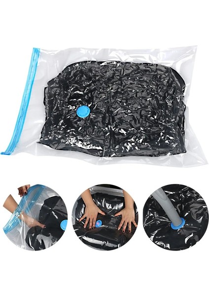 100X80 cm 3 Parça Şeffaf Vakum Saklama Torbası Sıkıştırma Paket Ekstra Büyük Mühür Sıkıştırılmış Yerden Tasarruf Organizatör Ev Seyahat Organizador (Yurt Dışından) fırsatları