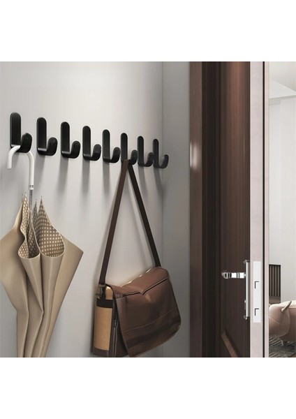 6 Adet-Mix Renkler 6 Adet Duvara Monte Kanca Yerden Tasarruf Sağlayan Elbise Çantası Askı Kancaları Kendinden Yapışkanlı Duvar Asılı Tutucu Raflar Banyo Mutfak Aletleri (Yurt Dışından) fırsatları