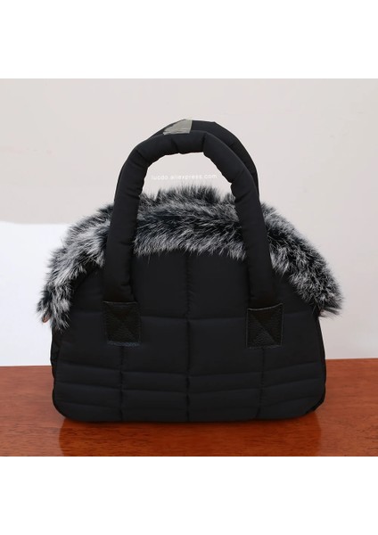 Altın 34X25X14CM Kış Kadın Sıcak Uzay Pamuk Kabuk Çanta 2020 Yeni Tasarımcı Tavşan Kürk Çanta Marka Lüks Çanta Bayan Omuz Çantası (Yurt Dışından) indirimleri